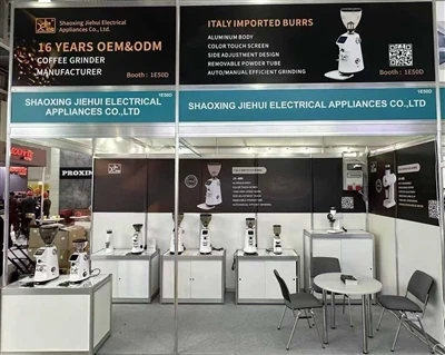 Jiehui kaffekværn på PIR EXPO-udstillingen i Rusland